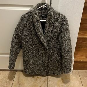 Like new Abercrombie and Fitch women’s wool specked oversized men’s style jacket